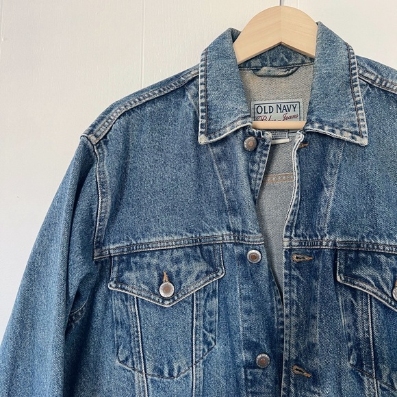 Vintage Old Navy Denim Trucker Jacket - Picture 2 of 9